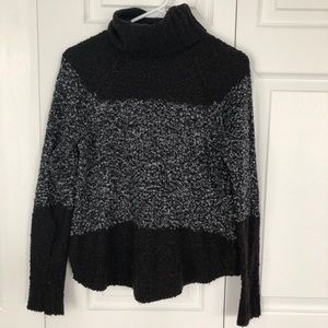 Colorblock Lilla P Turtleneck Sweater